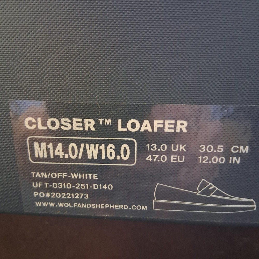Wolf & Shepherd Men's Size 14 M Closer Penny Loafer Soft Brown Suede Worn Once - Picture 16 of 16